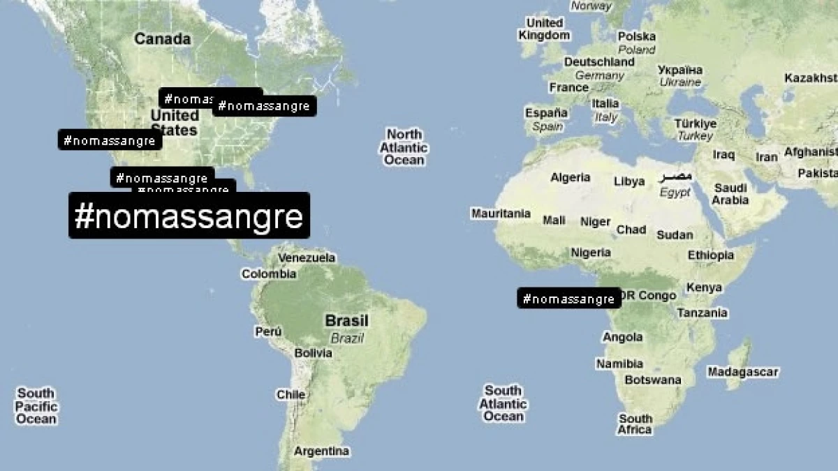 mapa twitter