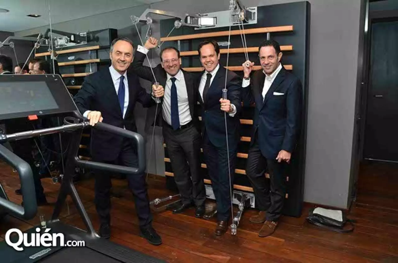 Nero Alessandri,Bernardo González,Carlos Gómez y Sergio Berger.