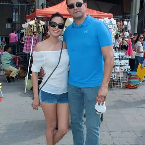 Berenice Ramírez y Oswaldo Valencia