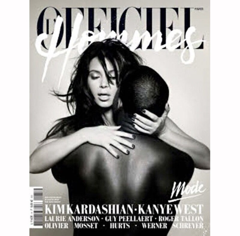 La imagen de portada de la revista da la impresión de que ambos se encontraban desnudos.