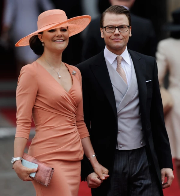La princesa Victoria de Suecia y su esposo Daniel.