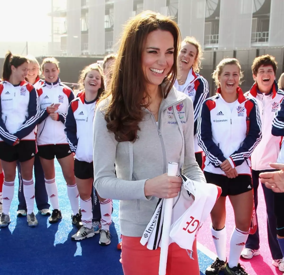 Middleton fue capítana del equipo de hockey de su escuela.