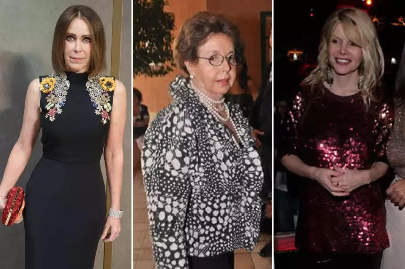 María Asunción Aramburuzabala, Eva Gonda de Rivera, Karen Beckmann 