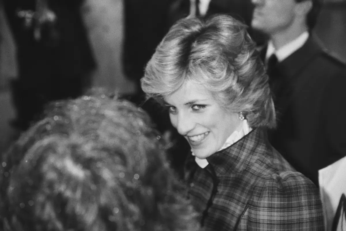 Diana, Princess Of Wales Visits Bridgend