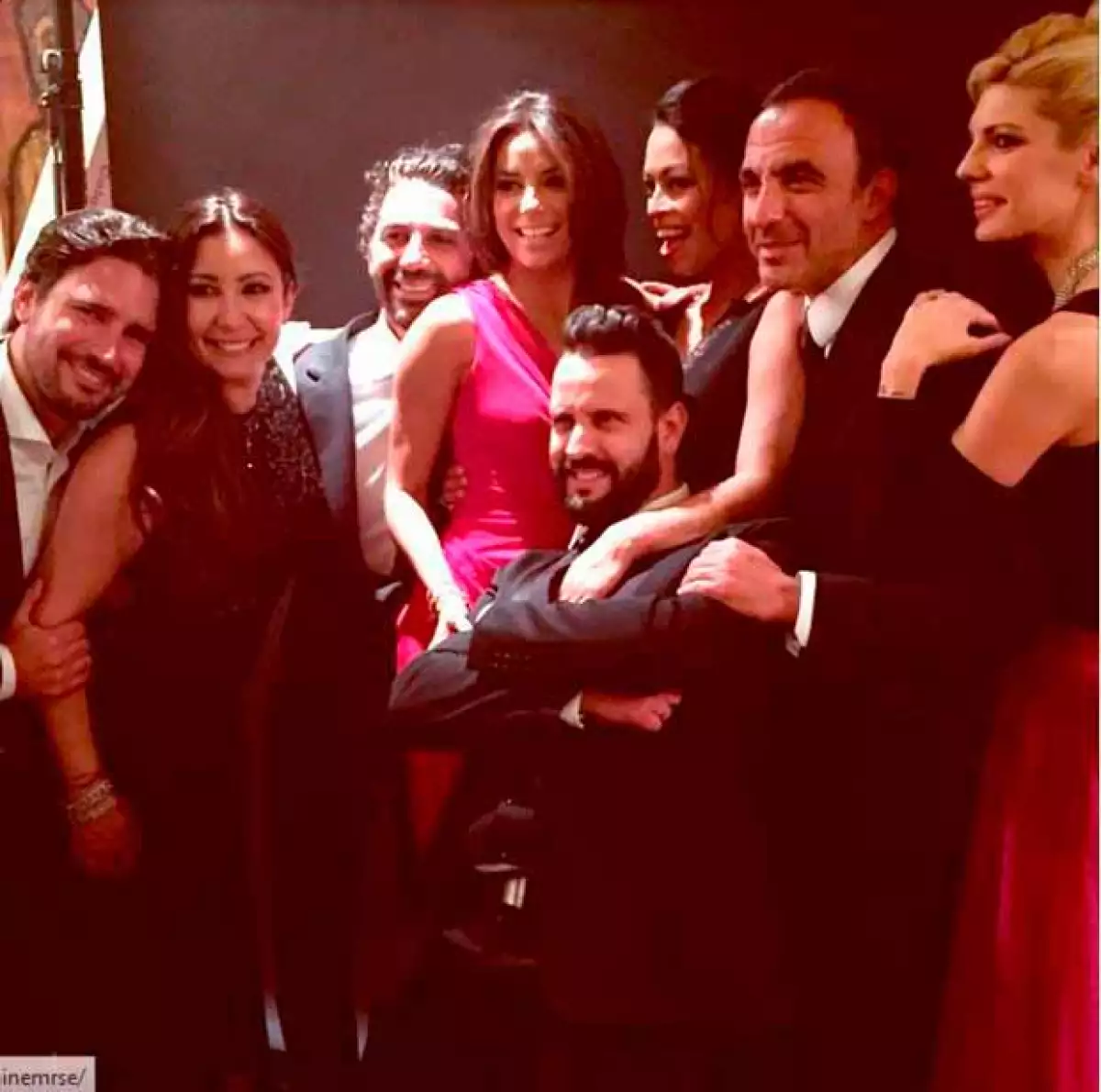La actriz y el directivo mexicano derrocharon glamour y elegancia en la gala benéfica celebrada en París, en la que ella fue la anfitriona.