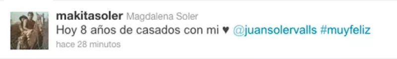 La pareja de actores argentinos cumplen 8 años de haberse casado.