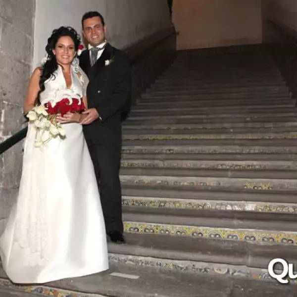 Guillermo Ochoa y Danielle Dithurbide