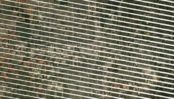 El mapa de Oklahoma fue uno de los afectados por datos faltantes debido a los daños en el hardware del satélite