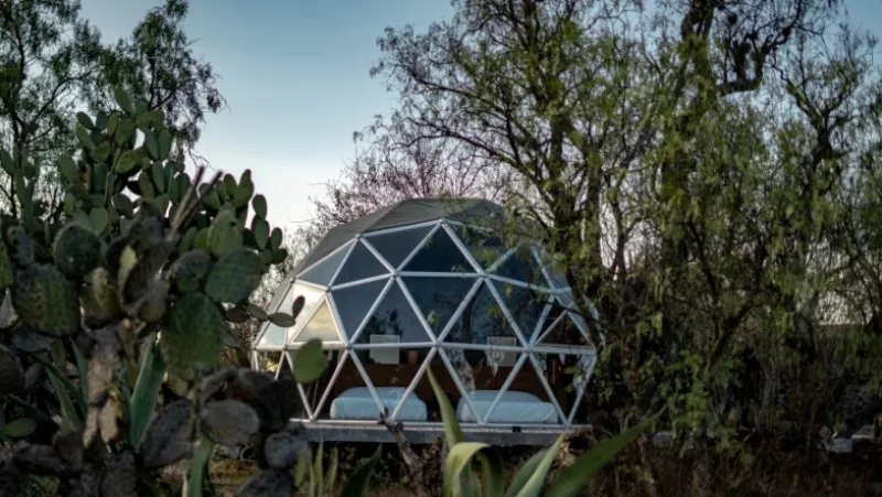 En estas opciones de glampings cercanos a la Ciudad de México podrás rodearte de naturaleza. ¿Cuáles visitarás?
