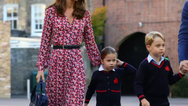 Kate Middleton, princesa Charlotte y el príncipe George