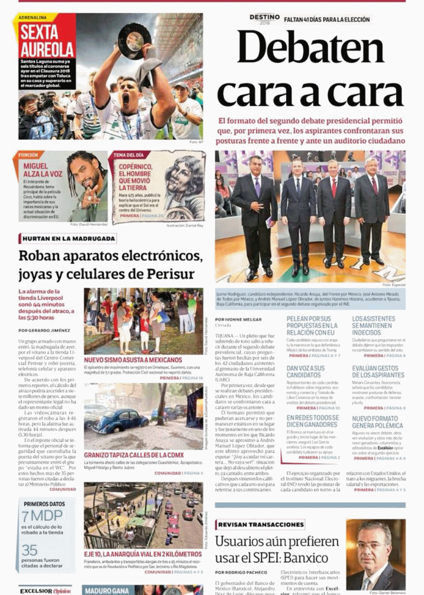 Las portadas 