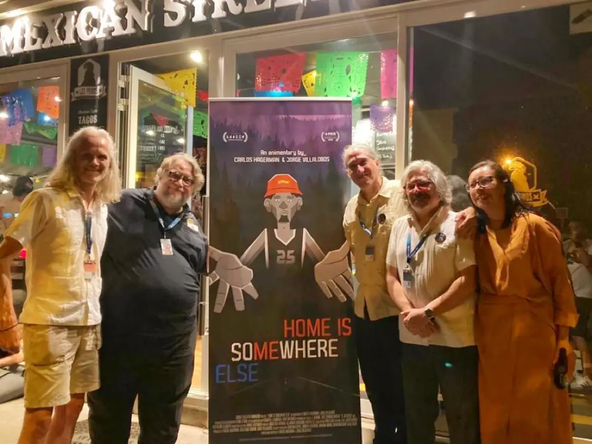 Marec Fritzinger, Guillermo del Toro, Carlos Hagerman, Jorge Villalobos y Mariana Marín