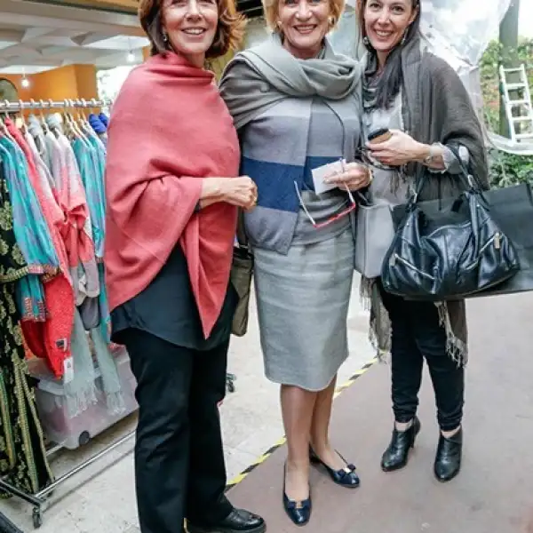 Francoise Renaud, Viviana Corcuera y Silvana Ibáñez
