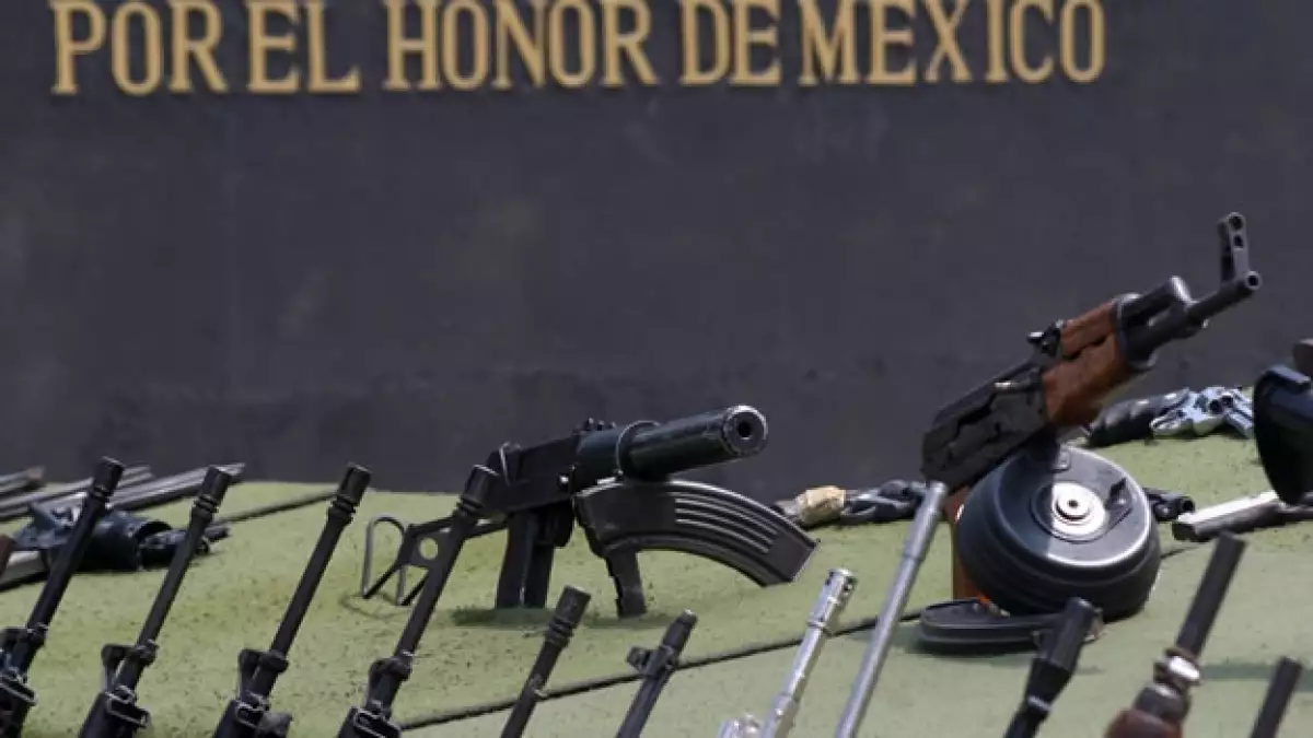 Decomiso armas Mexico