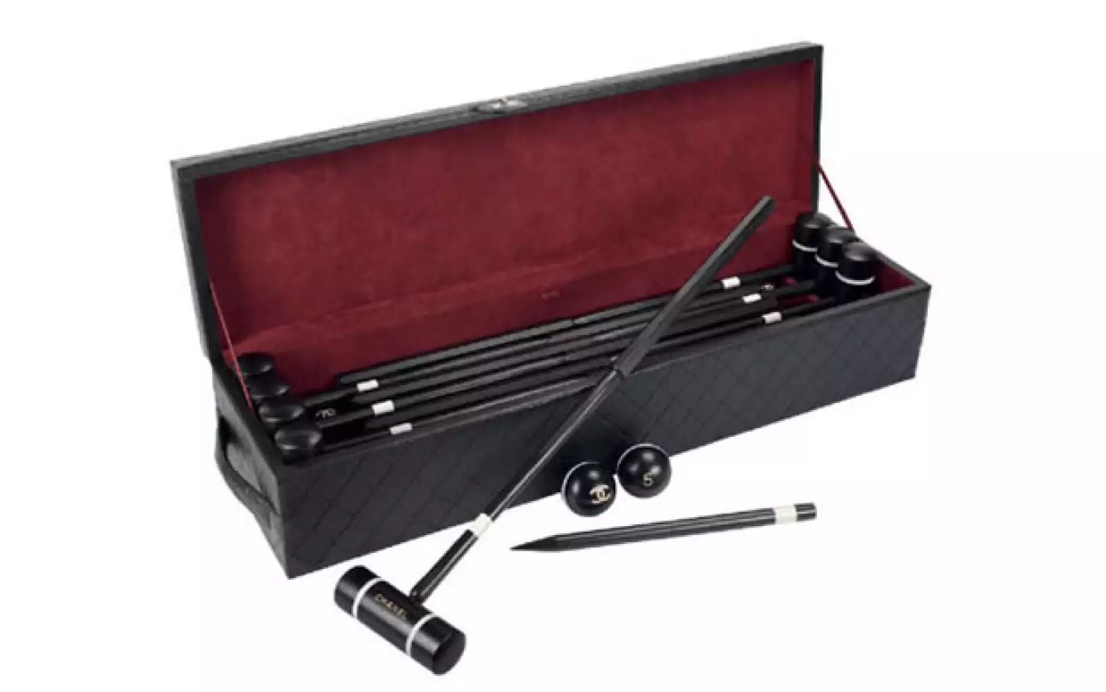 Kit the croquet con funda de piel.