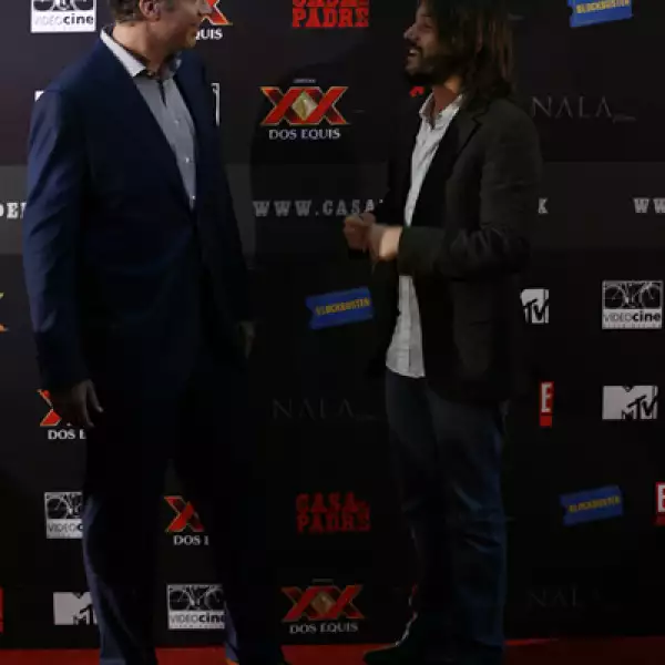 Will Ferrell y el mexicano Diego Luna platicaban acerca de la cinta.