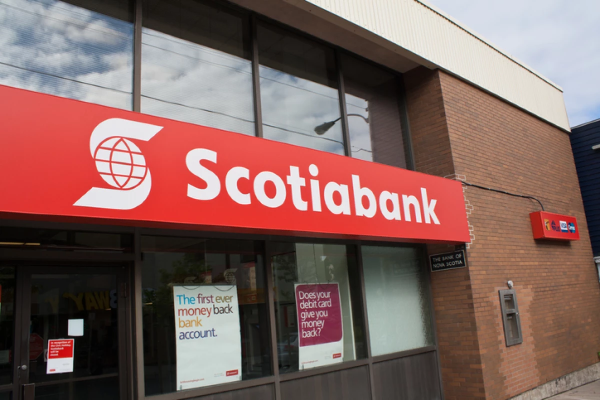 Scotiabank Logo on an Exterior Sign