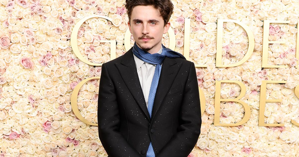 Timothée Chalamet llega a la red carpet de los Golde Globes sin Kylie