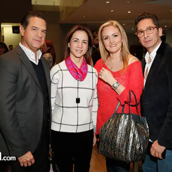 Alejandro Fernández,Martha Otero,Christiane y Juan Carlos Serralde