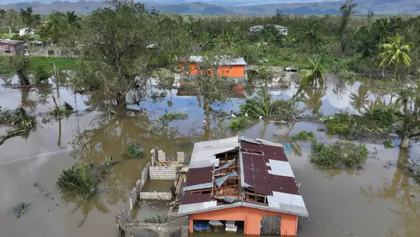 Damage to homes after Hurricane Melissa swept through Jamaica