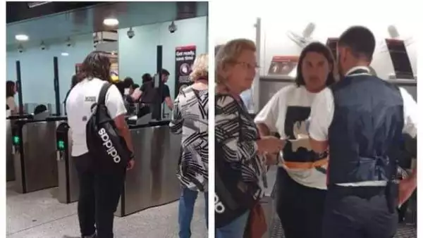 El hijo menor de AMLO, en el aeropuerto de Londres