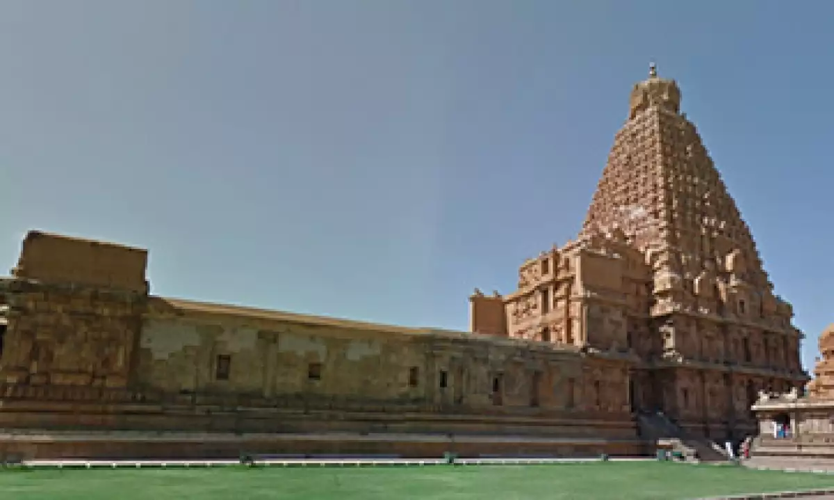 El Templo de Thanjavur está ubicado en el estado Tamil Nadu, en India. (Foto: tomada de Google Maps )
