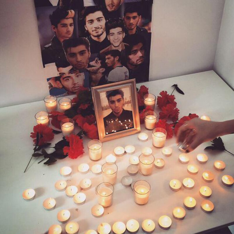Varias de sus seguidoras compartieron imágenes en su Twitter con la mención RIP Zayn, la cual llegó a ser trend topic.