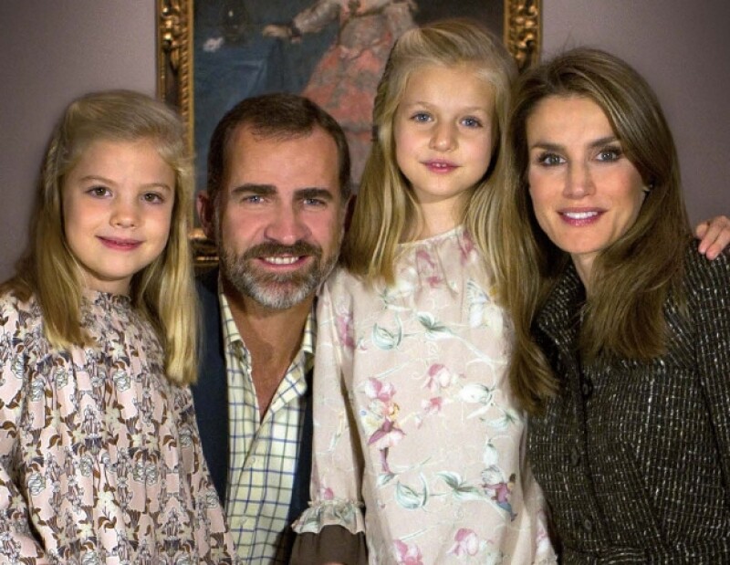 La tarjeta navideña de los Príncipes y sus dos hijas ya es una costumbre.