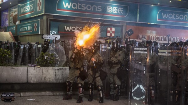 Manifestaciones Hong Kong.
