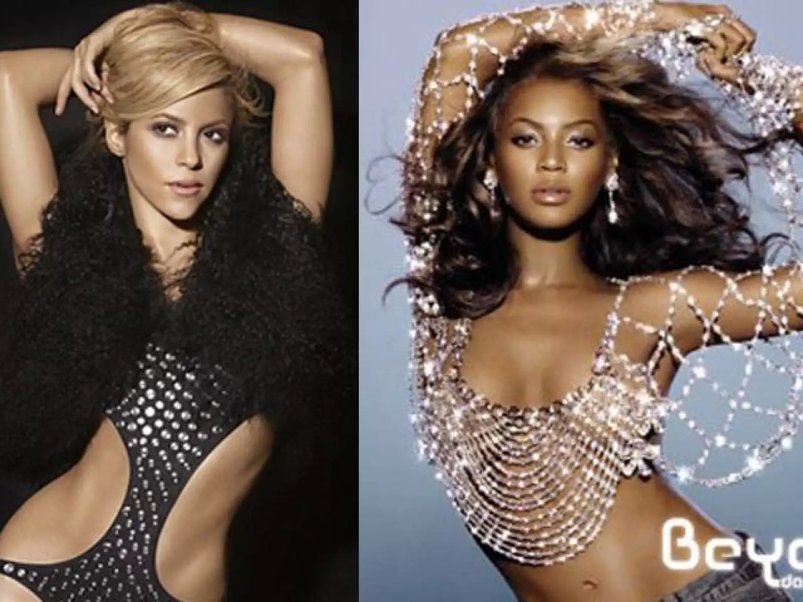 Hasta en la forma de posar para las cámaras son similares: las mismas poses y el mismo estilo sexy.