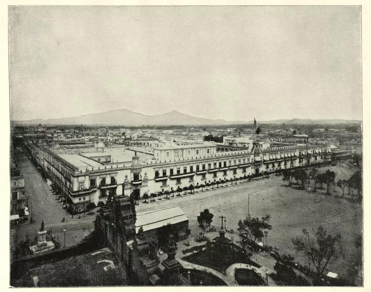 Foto de la CDMX en el siglo XIX