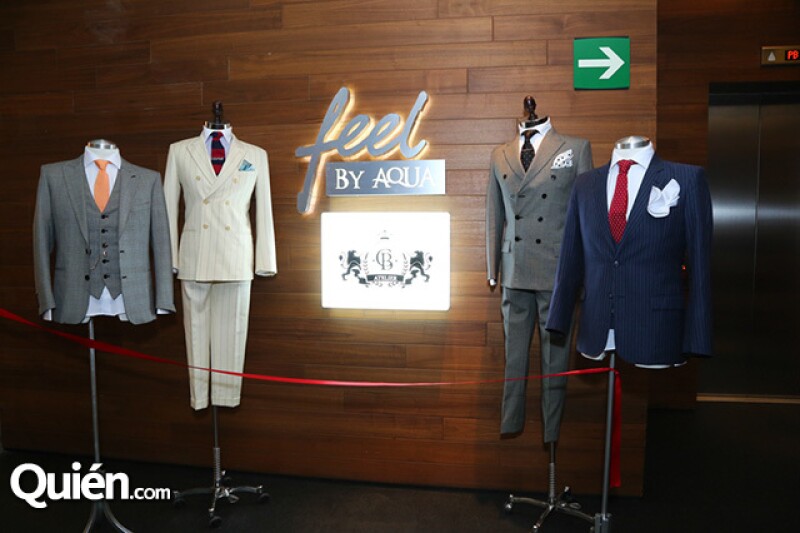 Algunos de los diseños del atelier de Chema Torre en el Hotel Live Aqua.