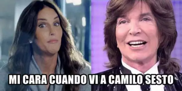 Hubo usuarios que compararon al español con Caitlyn Jenner.