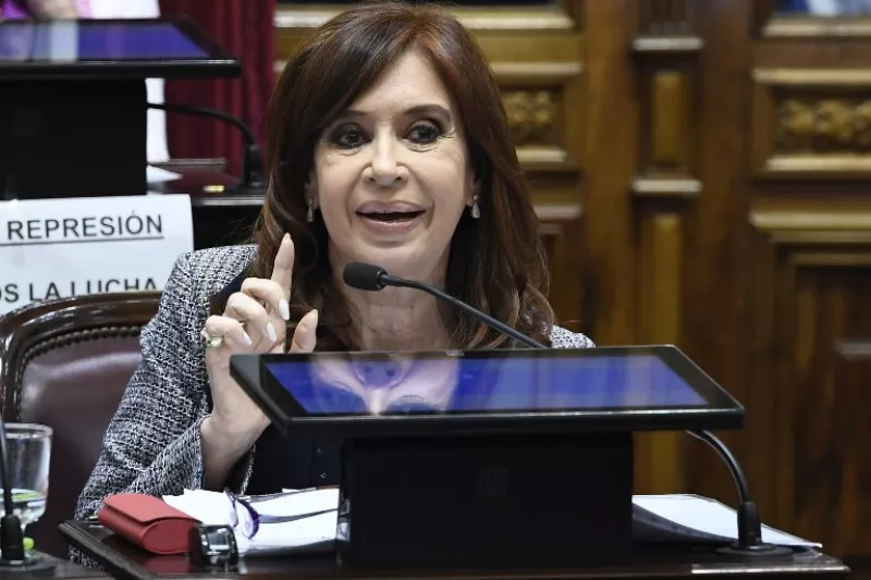 Cristina Fernández Senado Argentina allanamiento