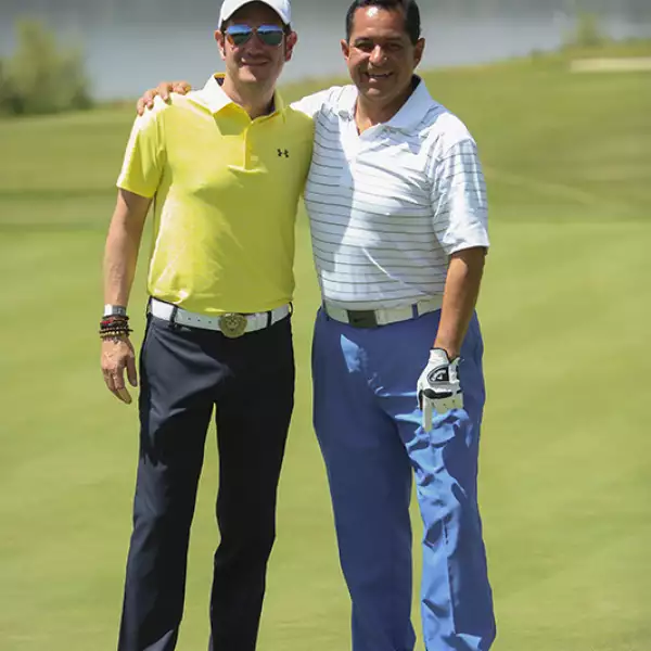 Ángel Cabrera y Carlos Marín