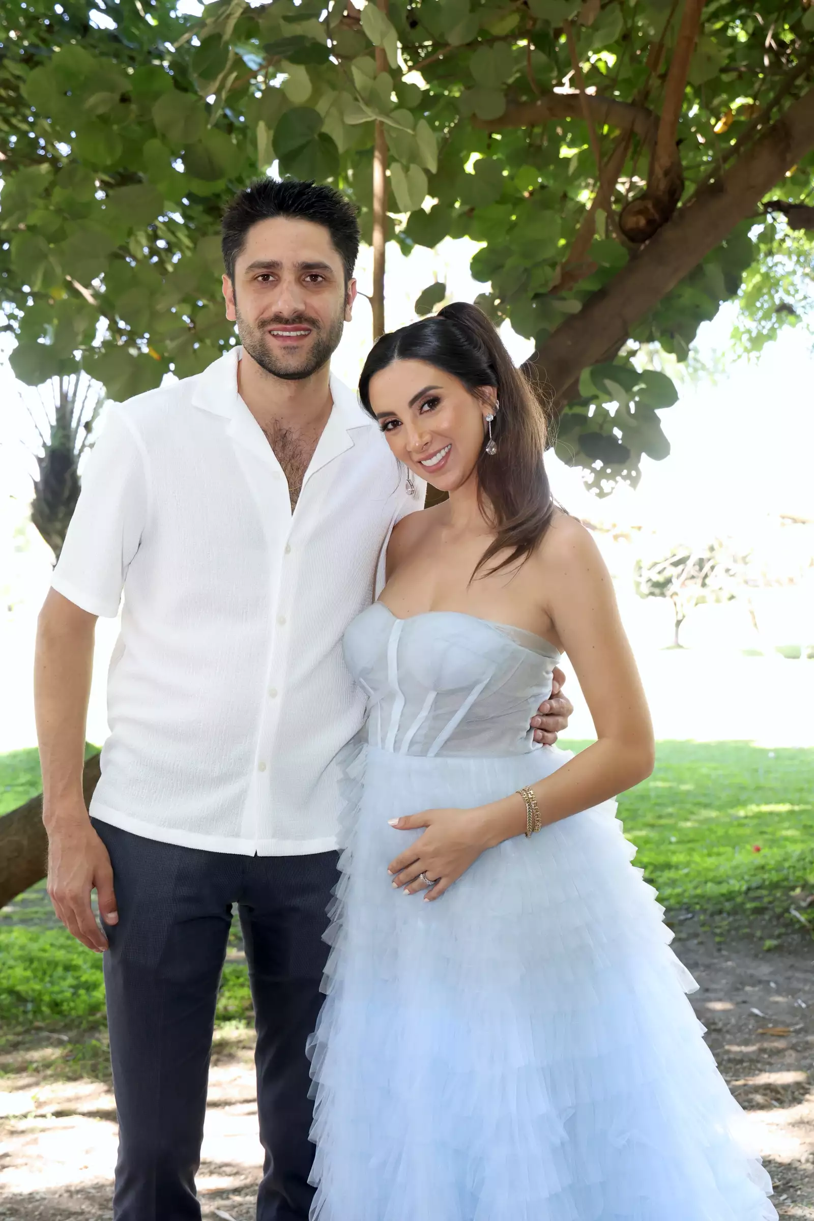 Juan Omar Andrés y Nicole Abraham