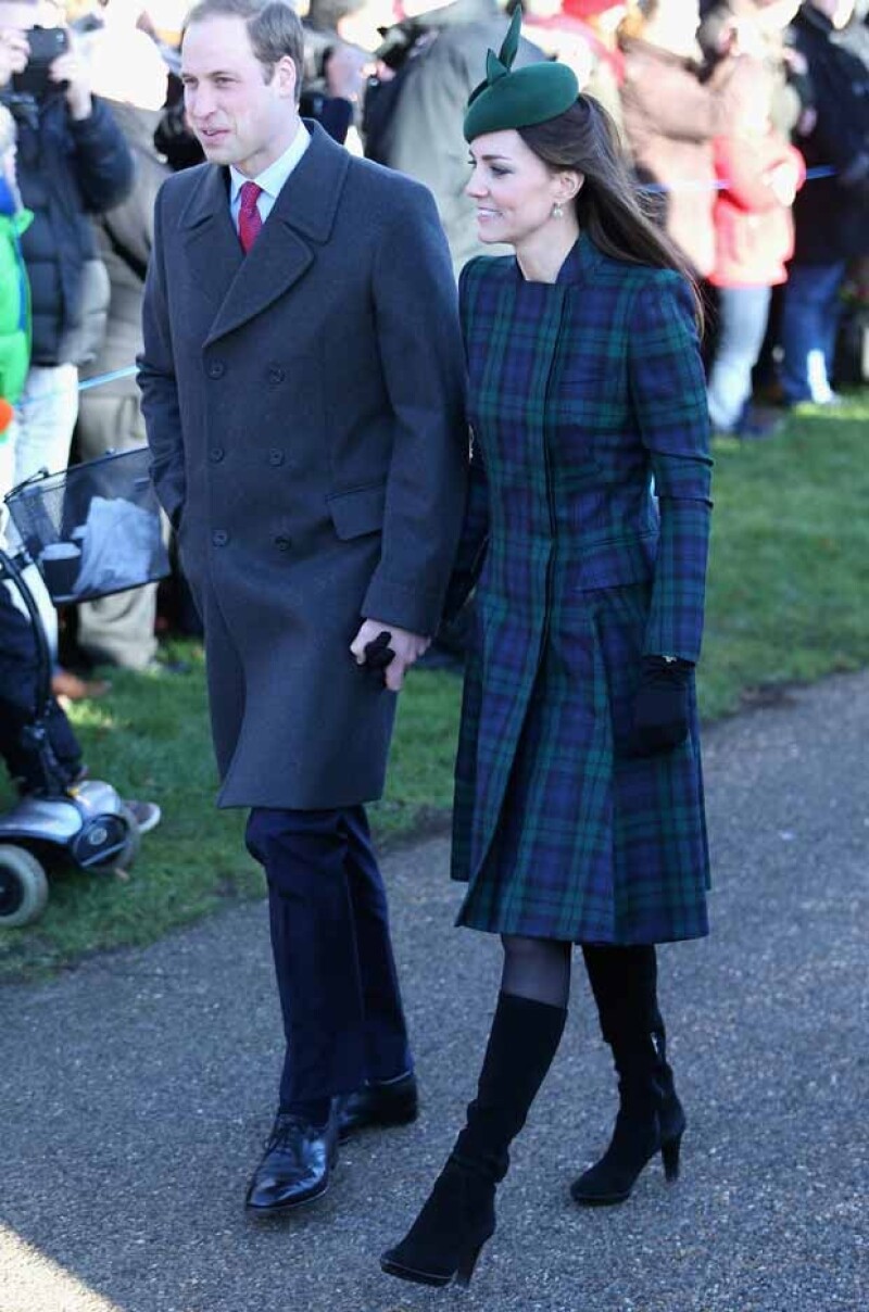 Kate lució impecable en el servicio religioso en un Alexander McQueen.