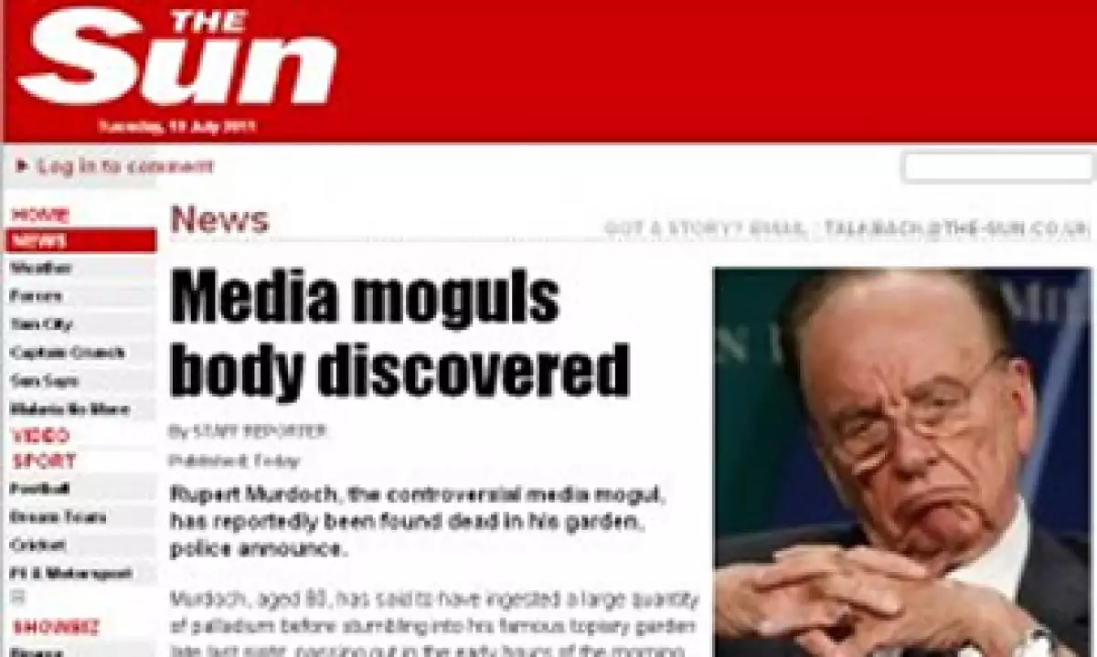 Lulz Security se atribuyó el ataque al diario The Sun a través de un mensaje en Twitter. (Foto: Cortesía Forbes)