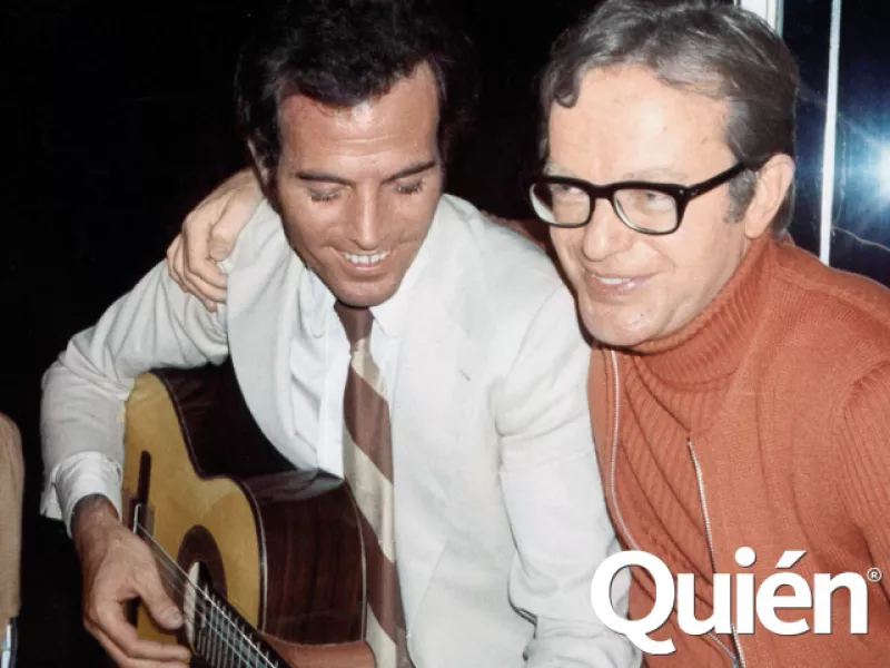 Con Julio Iglesias