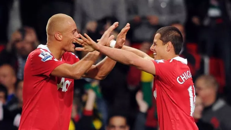 javier hernandez chicharito en el ManU