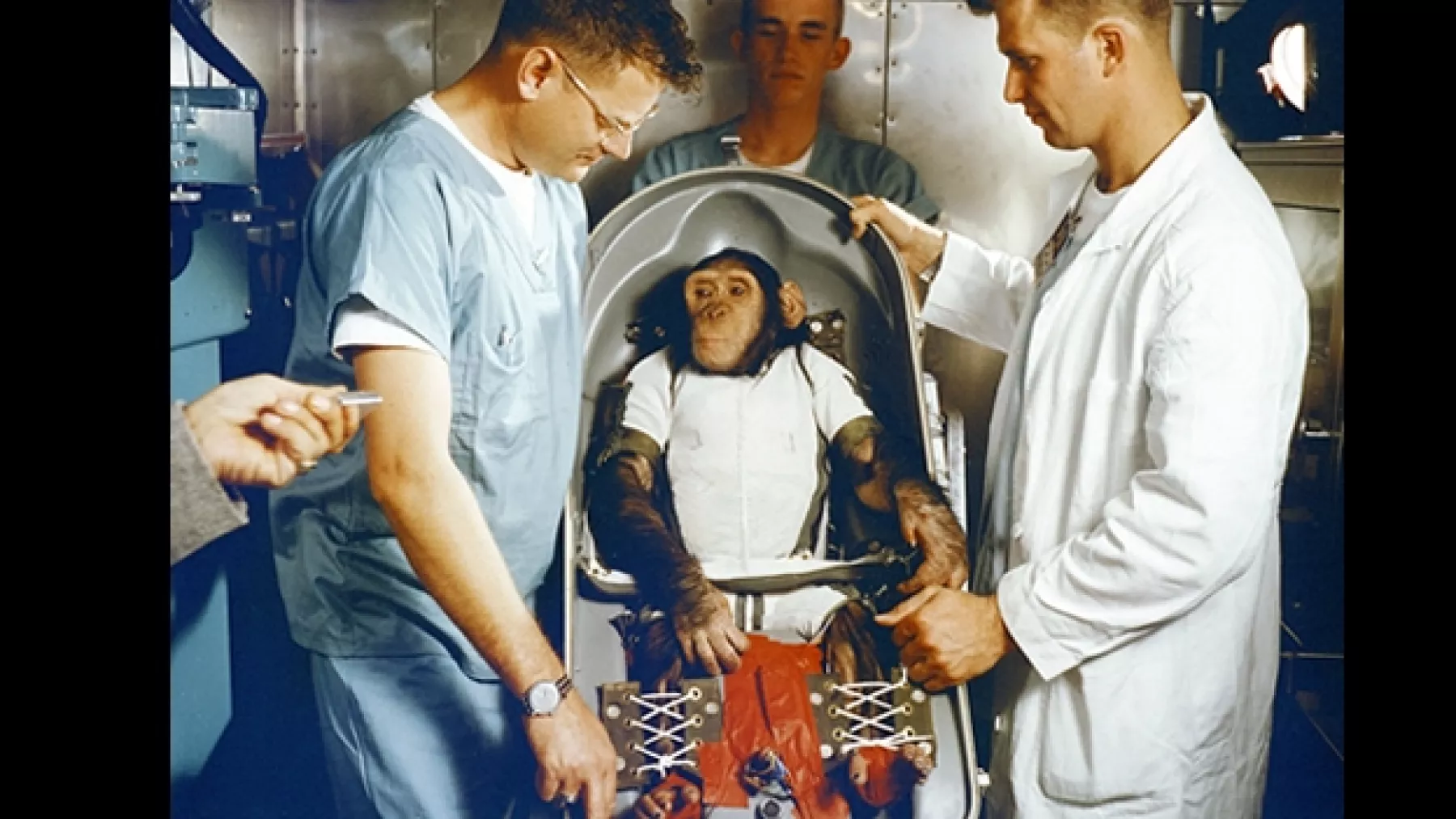Ham chimpance NASA viajar al espacio