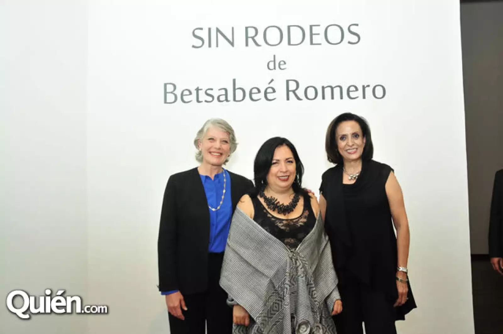 Myriam Vachez, Betsabeé Romero y Olga Ramírez