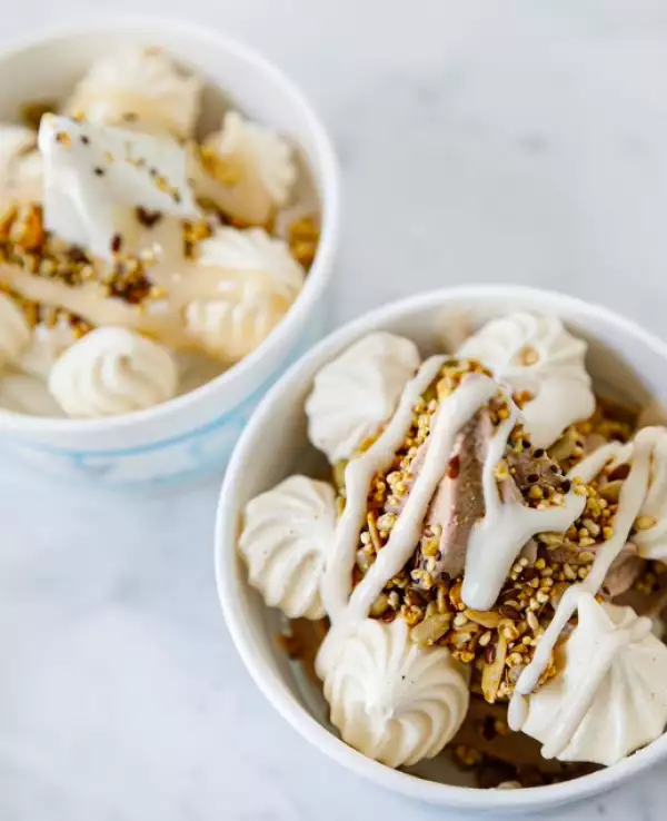 El helado "Nin" tiene solo 80 calorías.