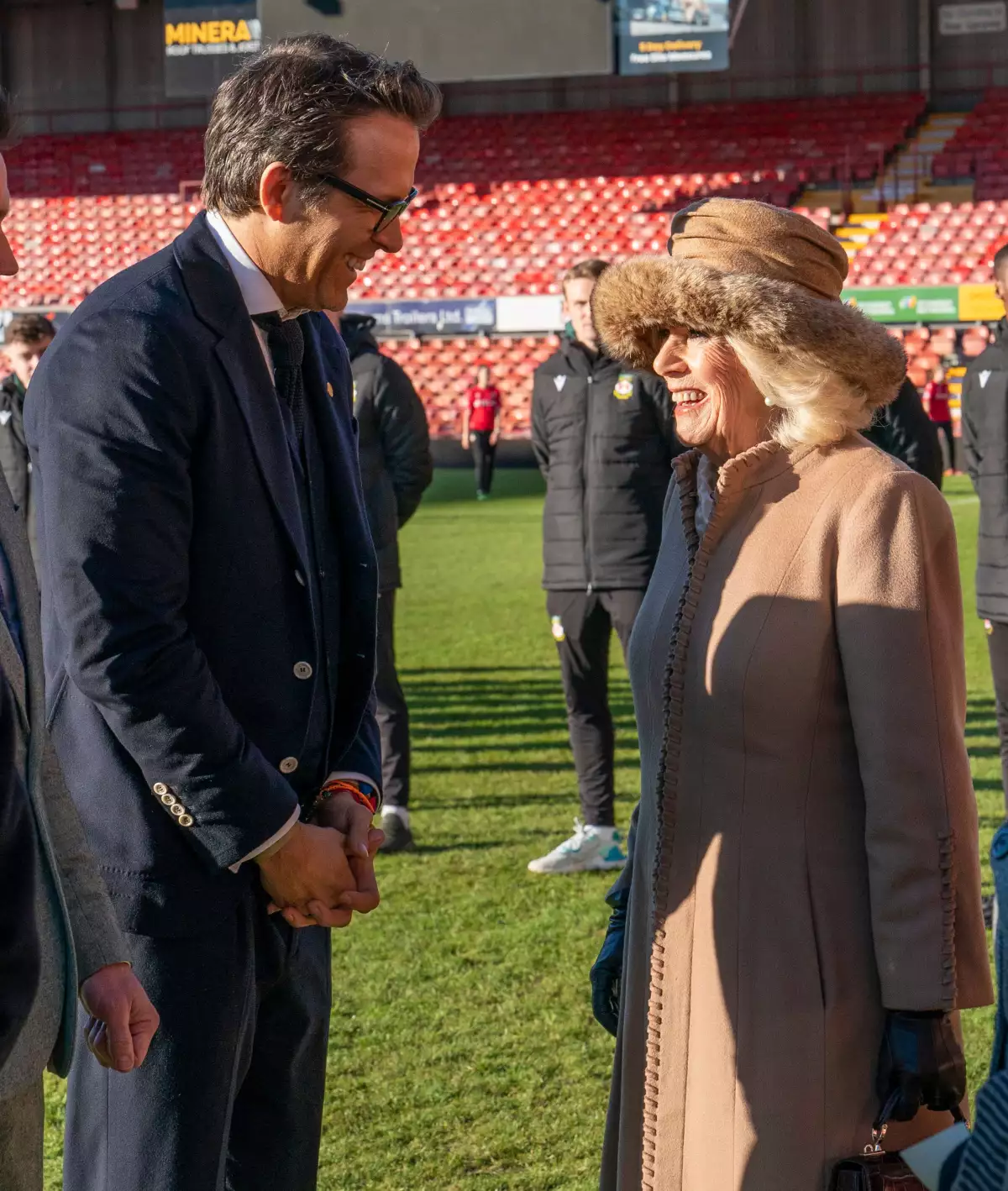 Ryan Reynolds y reina consorte, Camilla.