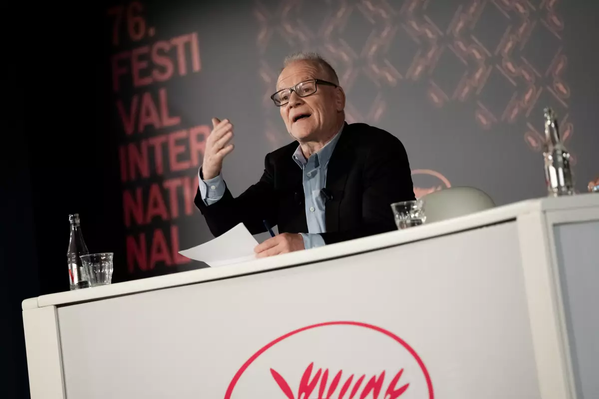 Thierry Fremaux director del Festival de Cine de Cannes.