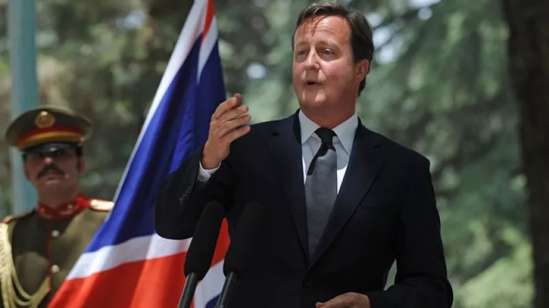 GB - David Cameron - Afganistán