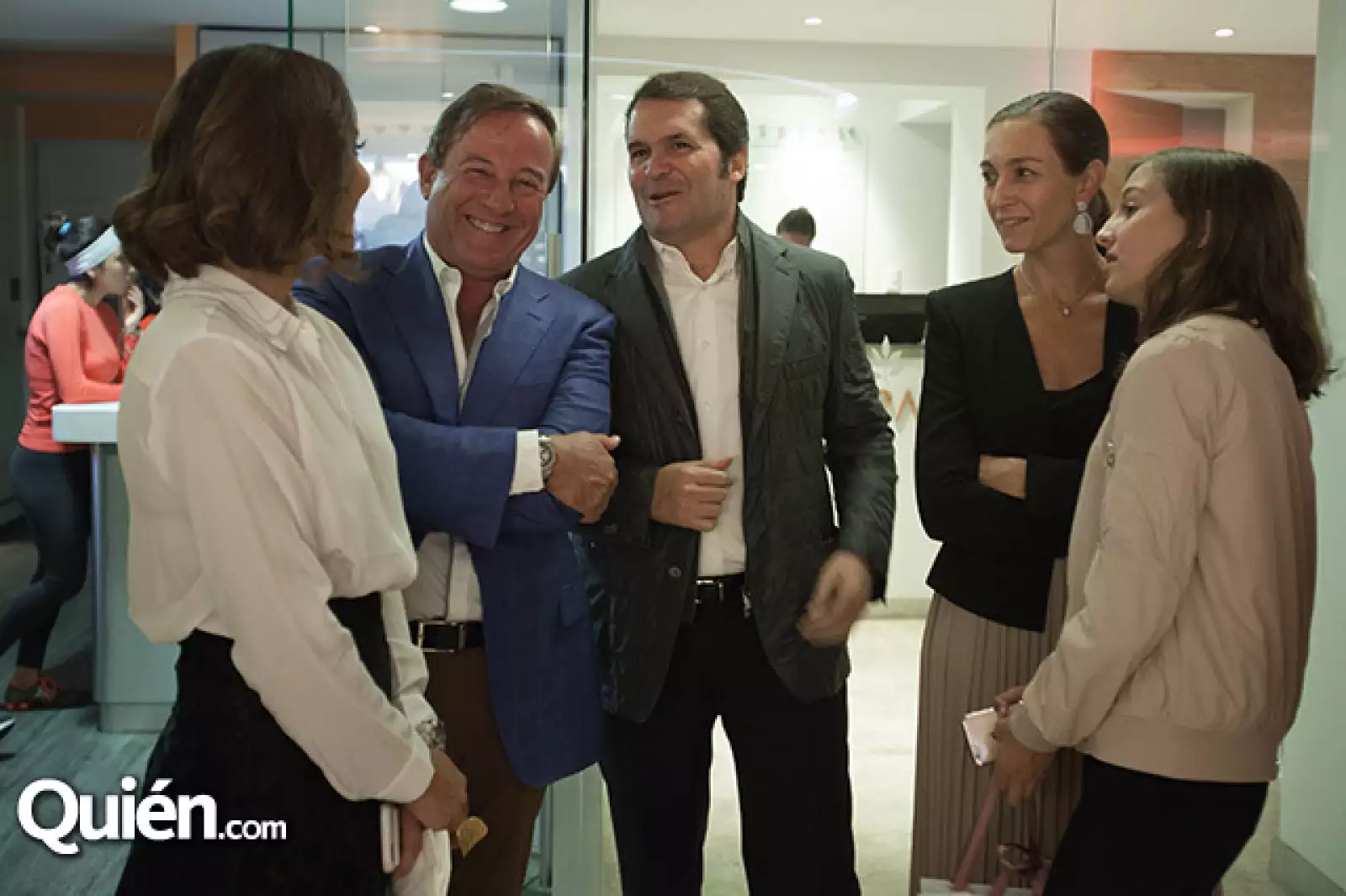 Luz María de Tricio, José Antonio Tricio, Javier Dannafyne, Yosune Araujo y Lucía Gómez