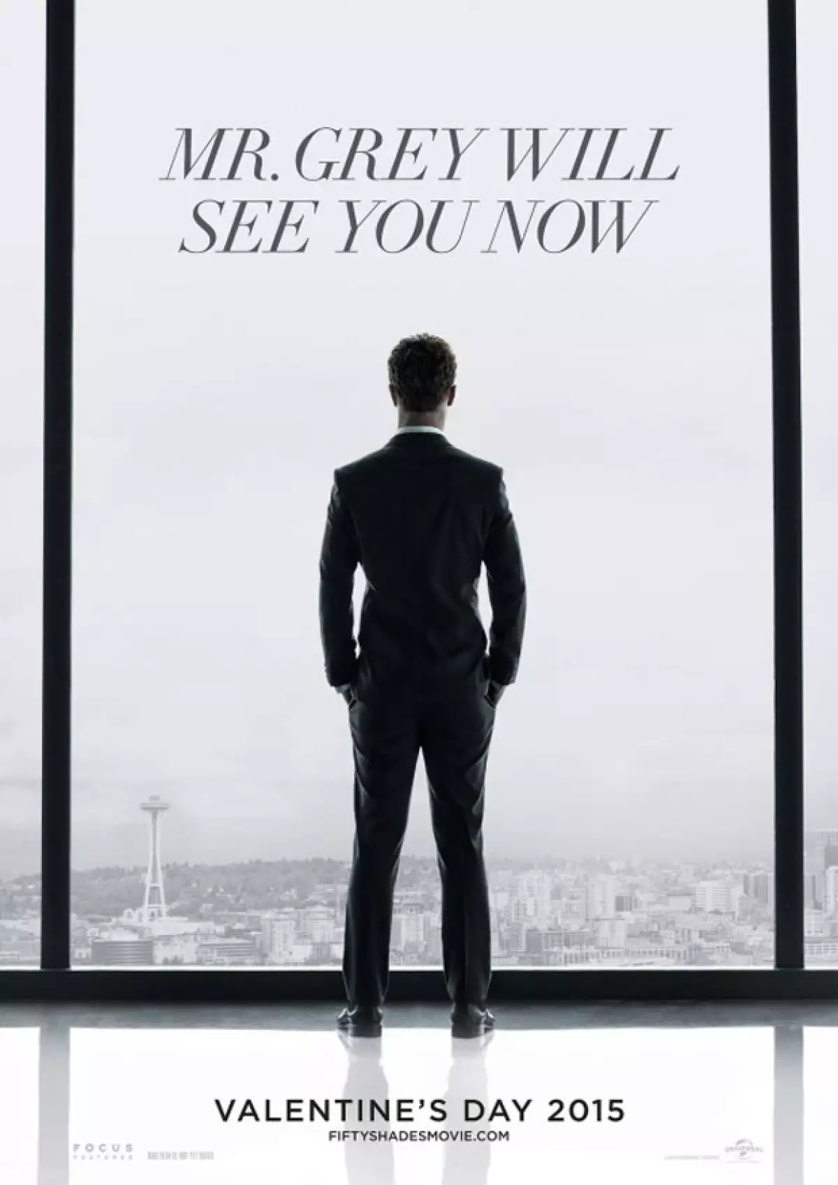 Los Estudios Universal dieron a conocer este fin de semana el primer cartel oficial de la versión cinematográfica de la exitosa novela de E.L. James.