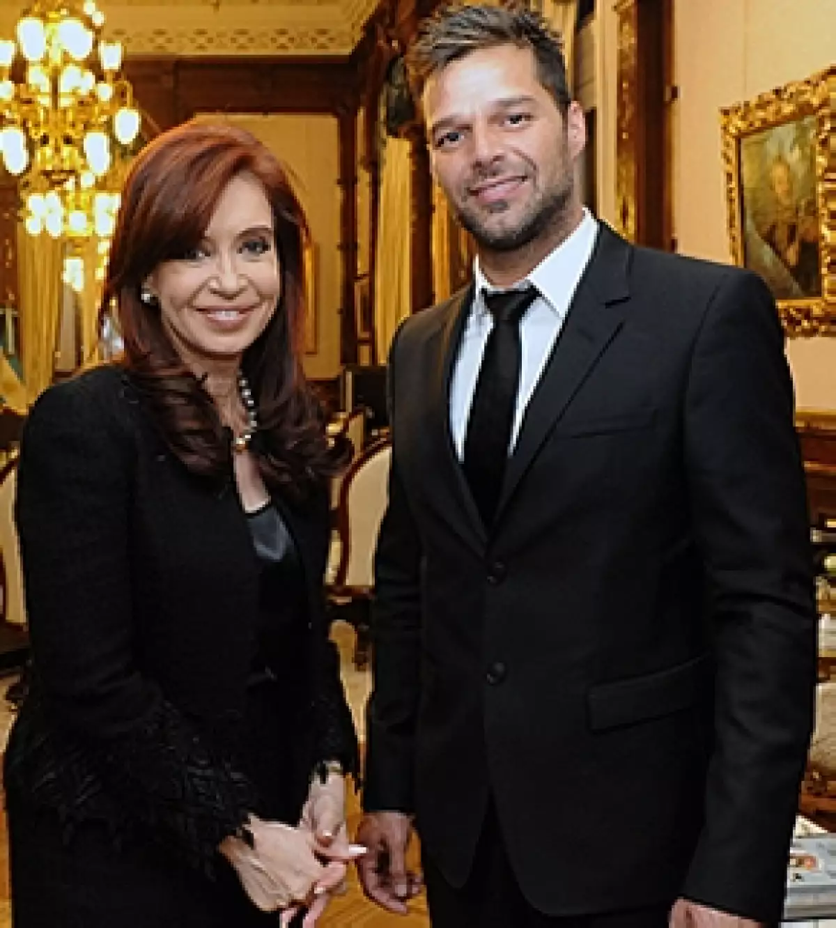 El cantante boricua sostuvo una breve reunión con la mandataria de Argentina, para tratar diversos temas como el de la infancia.