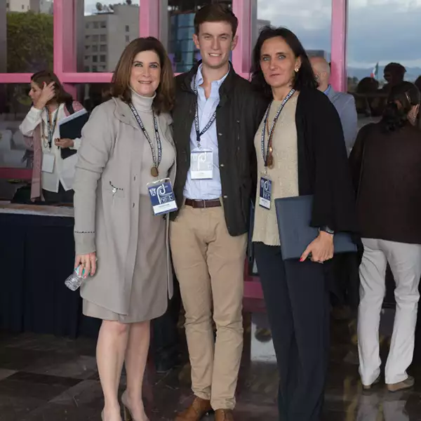 Francoise Rasetti, Alan León Rasetti y María José Ibarrola